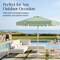 Best Choice Products 7.5ft Patio Market Umbrella with Wavy Trim, Fade-Resistant, Crank & Tilt, Wind Vent